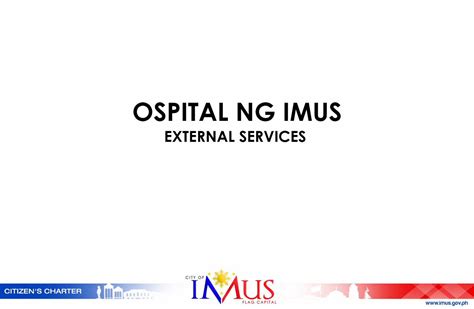 ospital ng imus online appointment|Ospital ng Imus .